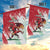 Wales Rugby Custom Garden Flag Welsh Dragon Mascot - Wonder Print Shop