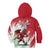 Wales Rugby Custom Kid Hoodie Welsh Dragon Mascot - Wonder Print Shop