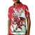 Wales Rugby Custom Kid Polo Shirt Welsh Dragon Mascot - Wonder Print Shop