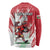 Wales Rugby Custom Long Sleeve Shirt Welsh Dragon Mascot - Wonder Print Shop