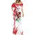 Wales Rugby Custom Mermaid Dress Welsh Dragon Mascot - Wonder Print Shop