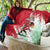 Wales Rugby Custom Quilt Welsh Dragon Mascot - Wonder Print Shop