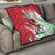 Wales Rugby Custom Quilt Welsh Dragon Mascot - Wonder Print Shop