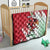 Wales Rugby Custom Quilt Welsh Dragon Mascot - Wonder Print Shop