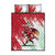 Wales Rugby Custom Quilt Bed Set Welsh Dragon Mascot