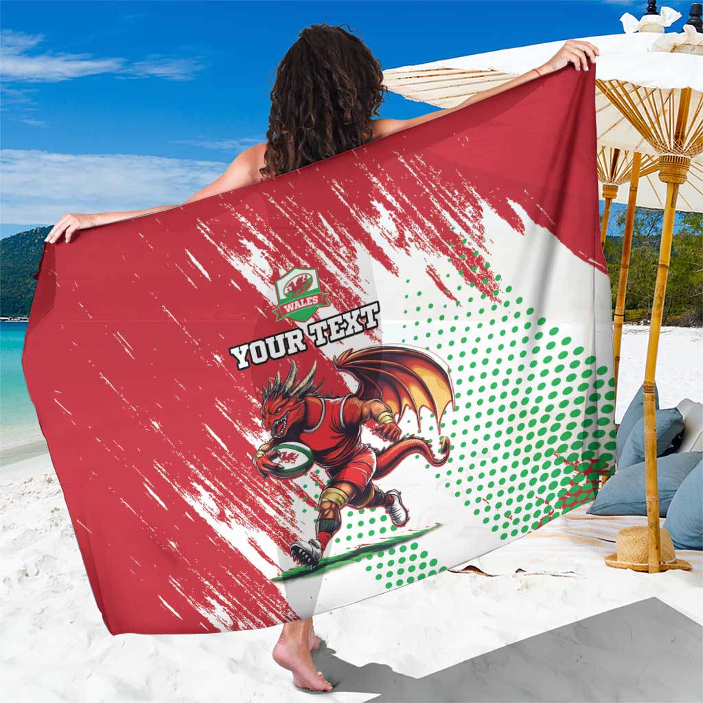 Wales Rugby Custom Sarong Welsh Dragon Mascot