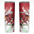 Custom Wales Rugby Skinny Tumbler Welsh Dragon Mascot