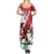 Wales Rugby Custom Summer Maxi Dress Welsh Dragon Mascot