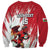 Wales Rugby Custom Sweatshirt Welsh Dragon Mascot