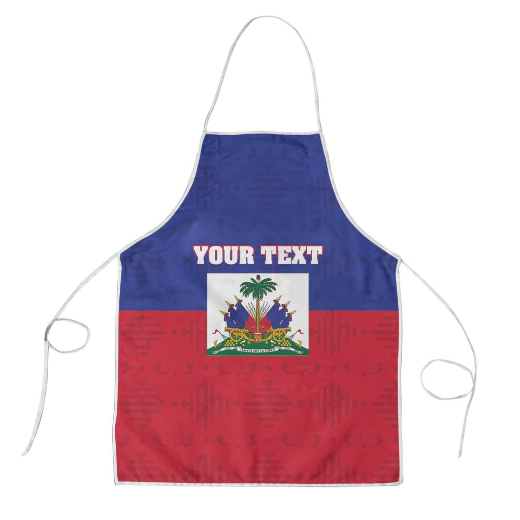 Custom Haiti Football Apron Les Grenadiers 2026 Back to the World Cup - Wonder Print Shop