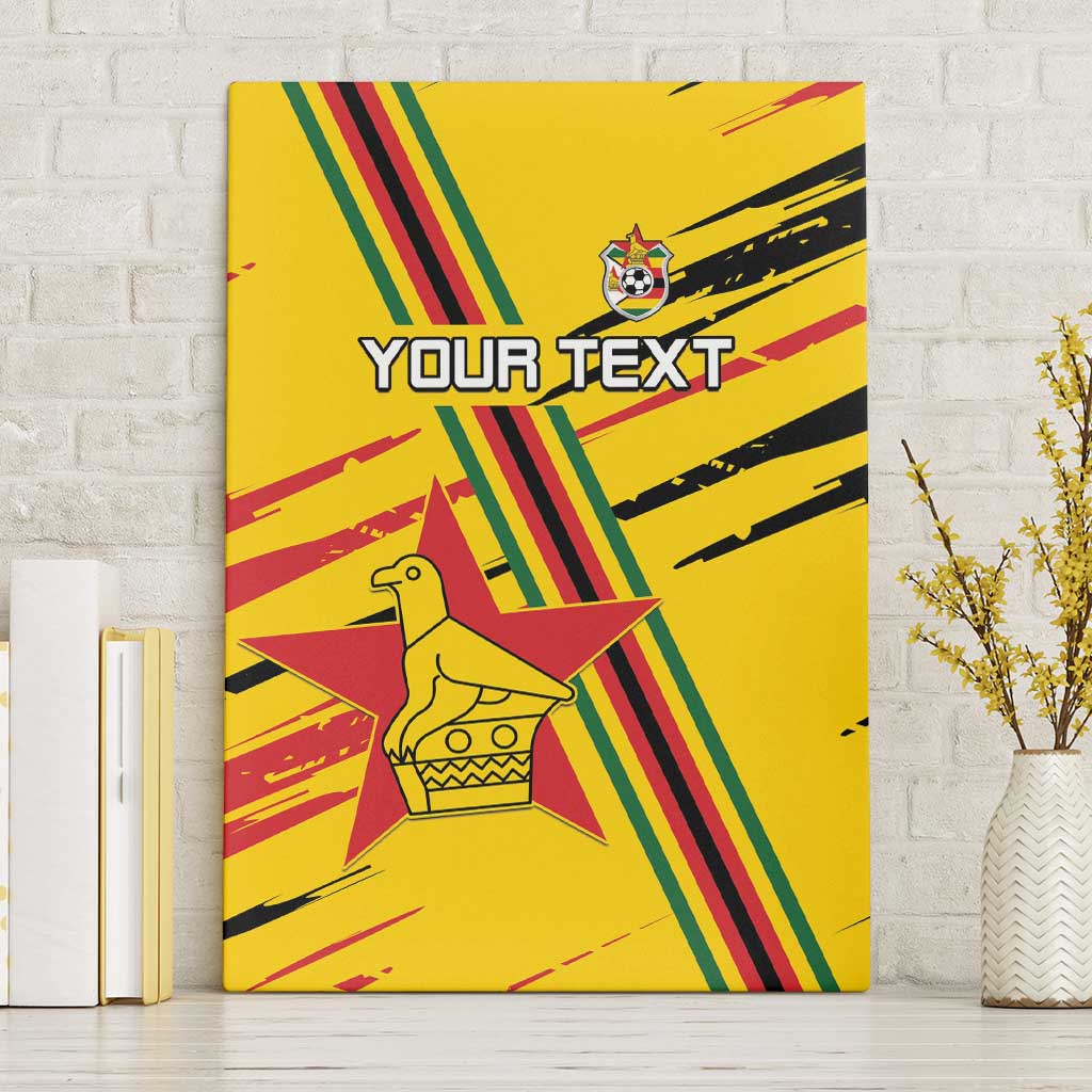 Custom Zimbabwe Football Canvas Wall Art Go Warriors