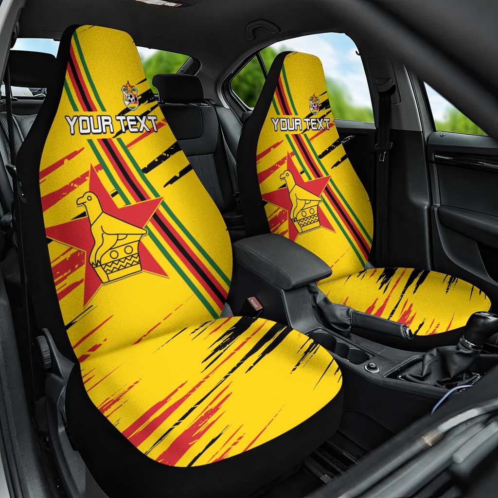 Custom Zimbabwe Football Car Seat Cover Go Warriors