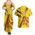 Custom Zimbabwe Football Couples Matching Summer Maxi Dress and Hawaiian Shirt Go Warriors