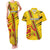 Custom Zimbabwe Football Couples Matching Tank Maxi Dress and Hawaiian Shirt Go Warriors