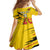 Custom Zimbabwe Football Family Matching Long Sleeve Bodycon Dress and Hawaiian Shirt Go Warriors