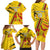 Custom Zimbabwe Football Family Matching Long Sleeve Bodycon Dress and Hawaiian Shirt Go Warriors