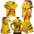 Custom Zimbabwe Football Family Matching Mermaid Dress and Hawaiian Shirt Go Warriors