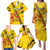 Custom Zimbabwe Football Family Matching Puletasi and Hawaiian Shirt Go Warriors