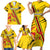 Custom Zimbabwe Football Family Matching Short Sleeve Bodycon Dress and Hawaiian Shirt Go Warriors