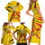 Custom Zimbabwe Football Family Matching Short Sleeve Bodycon Dress and Hawaiian Shirt Go Warriors