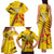 Custom Zimbabwe Football Family Matching Tank Maxi Dress and Hawaiian Shirt Go Warriors