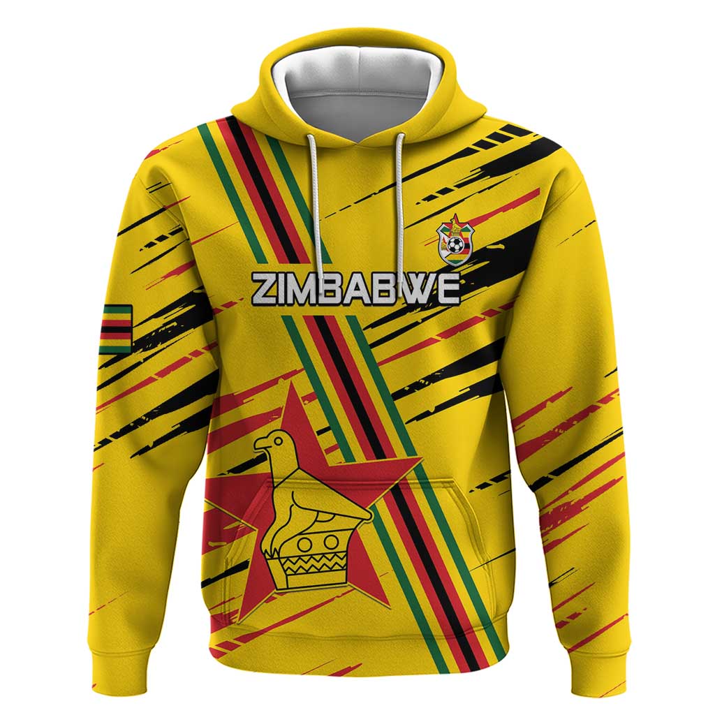 Custom Zimbabwe Football Hoodie Go Warriors