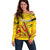 Custom Zimbabwe Football Off Shoulder Sweater Go Warriors