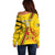 Custom Zimbabwe Football Off Shoulder Sweater Go Warriors