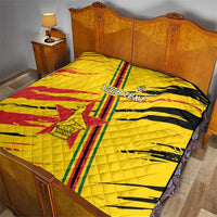 Custom Zimbabwe Football Quilt Go Warriors