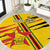 Custom Zimbabwe Football Round Carpet Go Warriors