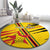 Custom Zimbabwe Football Round Carpet Go Warriors