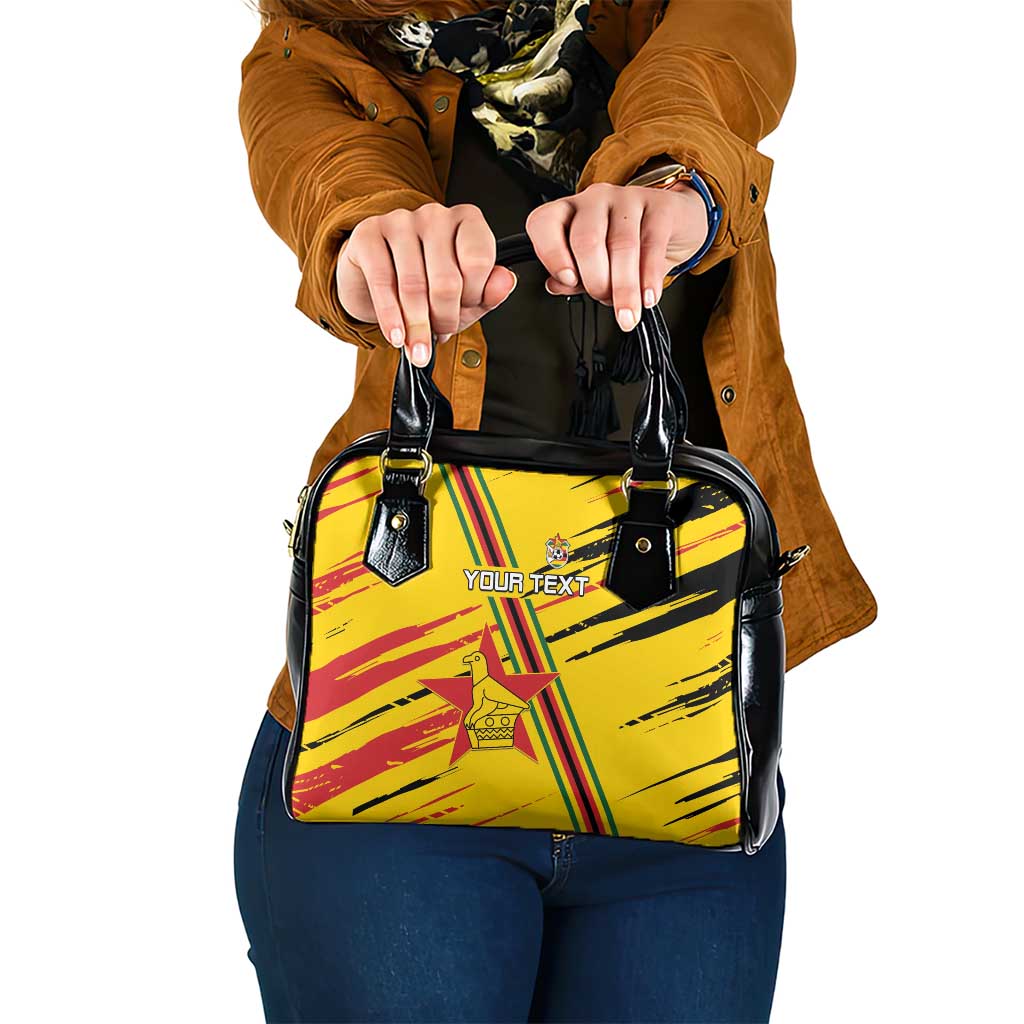 Custom Zimbabwe Football Shoulder Handbag Go Warriors