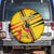 Custom Zimbabwe Football Spare Tire Cover Go Warriors