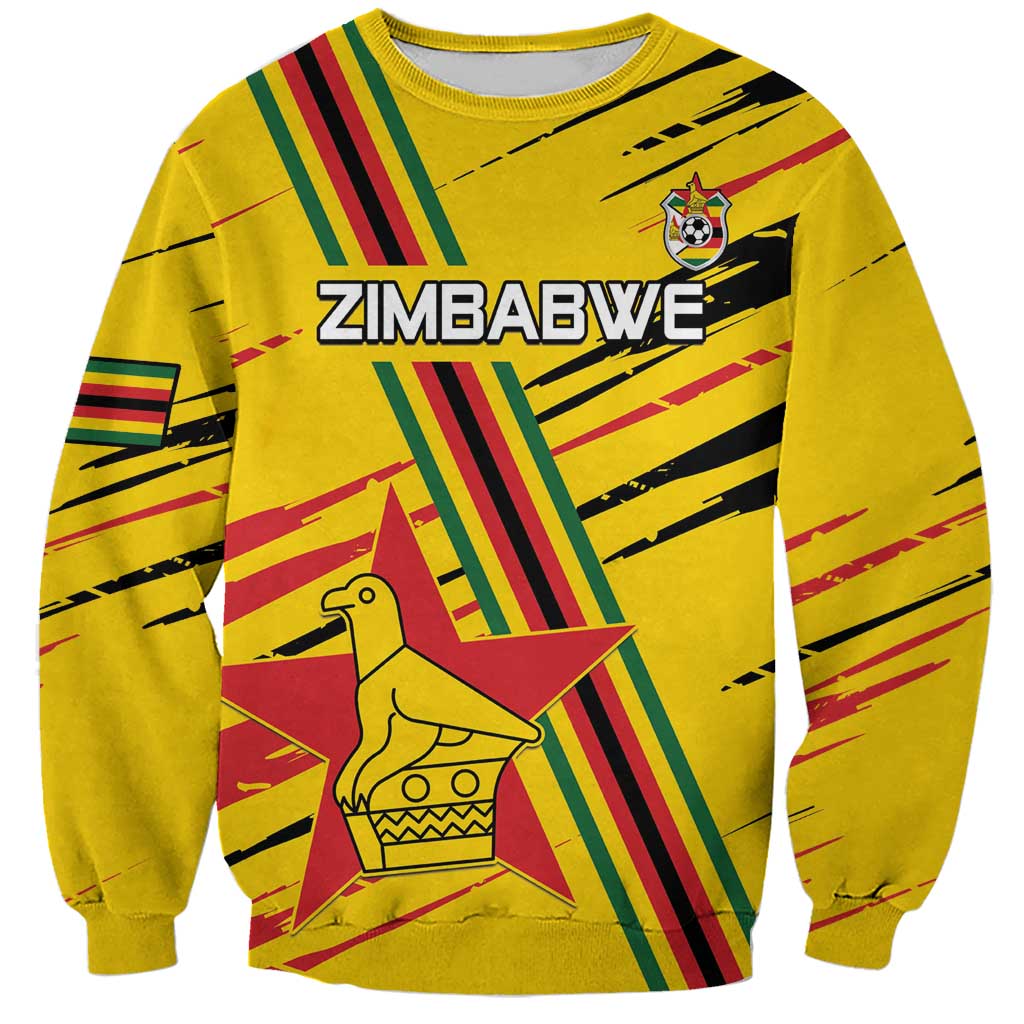 Custom Zimbabwe Football Sweatshirt Go Warriors