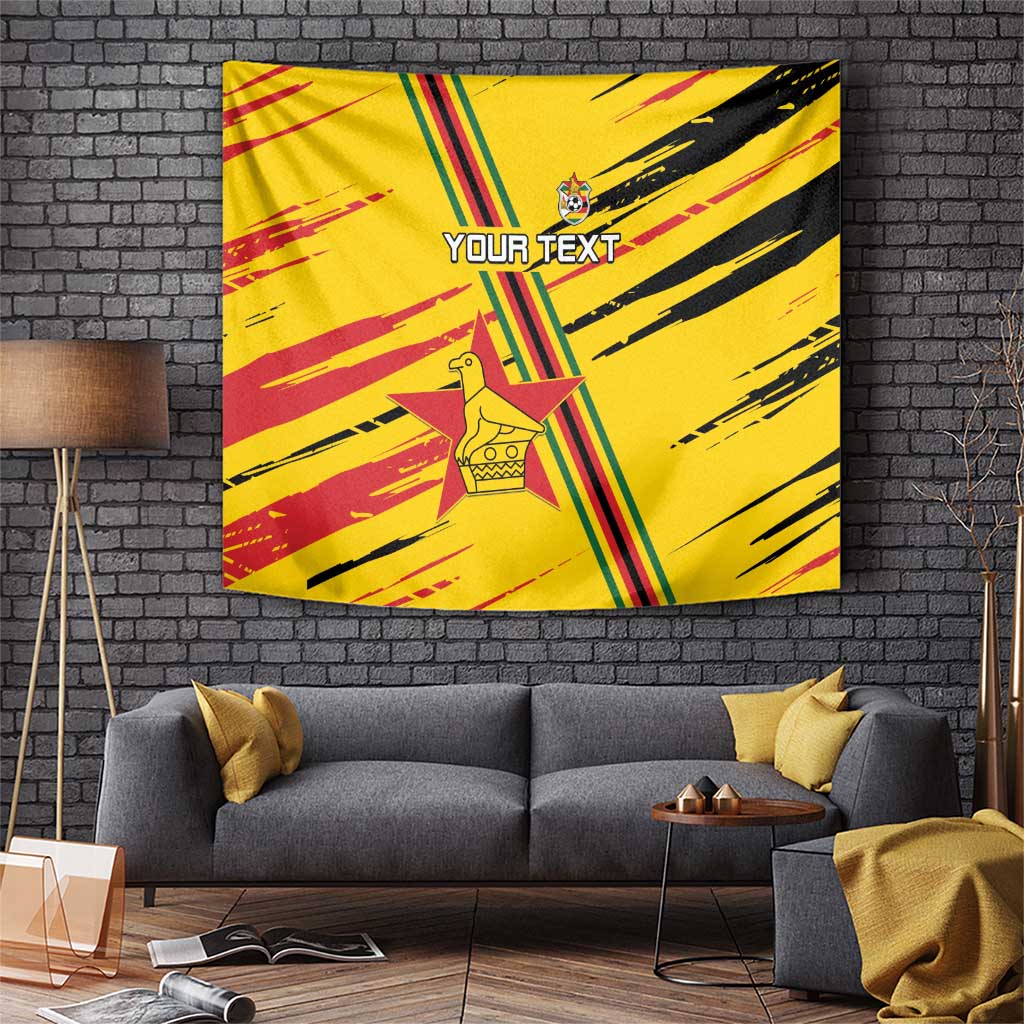 Custom Zimbabwe Football Tapestry Go Warriors