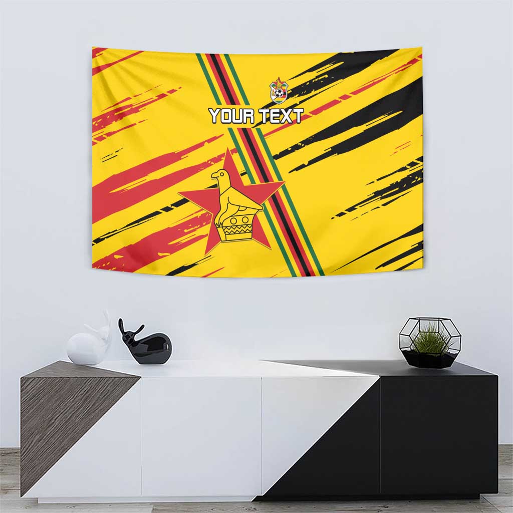 Custom Zimbabwe Football Tapestry Go Warriors