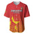 Custom Zimbabwe Cricket Baseball Jersey Go Chevrons