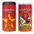 Custom Zimbabwe Cricket 4 in 1 Can Cooler Tumbler Go Chevrons