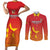 Custom Zimbabwe Cricket Couples Matching Short Sleeve Bodycon Dress and Long Sleeve Button Shirt Go Chevrons