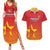 Custom Zimbabwe Cricket Couples Matching Summer Maxi Dress and Hawaiian Shirt Go Chevrons