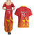 Custom Zimbabwe Cricket Couples Matching Summer Maxi Dress and Hawaiian Shirt Go Chevrons