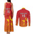 Custom Zimbabwe Cricket Couples Matching Tank Maxi Dress and Long Sleeve Button Shirt Go Chevrons