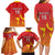 Custom Zimbabwe Cricket Family Matching Long Sleeve Bodycon Dress and Hawaiian Shirt Go Chevrons