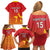 Custom Zimbabwe Cricket Family Matching Off Shoulder Short Dress and Hawaiian Shirt Go Chevrons