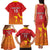 Custom Zimbabwe Cricket Family Matching Tank Maxi Dress and Hawaiian Shirt Go Chevrons