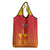 Custom Zimbabwe Cricket Grocery Bag Go Chevrons