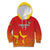 Custom Zimbabwe Cricket Kid Hoodie Go Chevrons