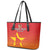 Custom Zimbabwe Cricket Leather Tote Bag Go Chevrons