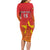 Custom Zimbabwe Cricket Long Sleeve Bodycon Dress Go Chevrons