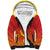 Custom Zimbabwe Cricket Sherpa Hoodie Go Chevrons